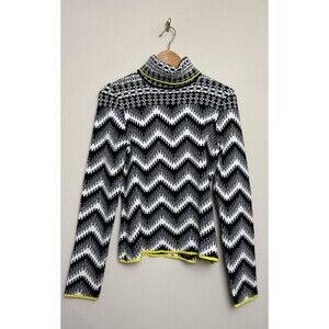 Anthropologie Maeve Ski Slope Turtleneck Nordic Sweater Size Small Long Sleeve